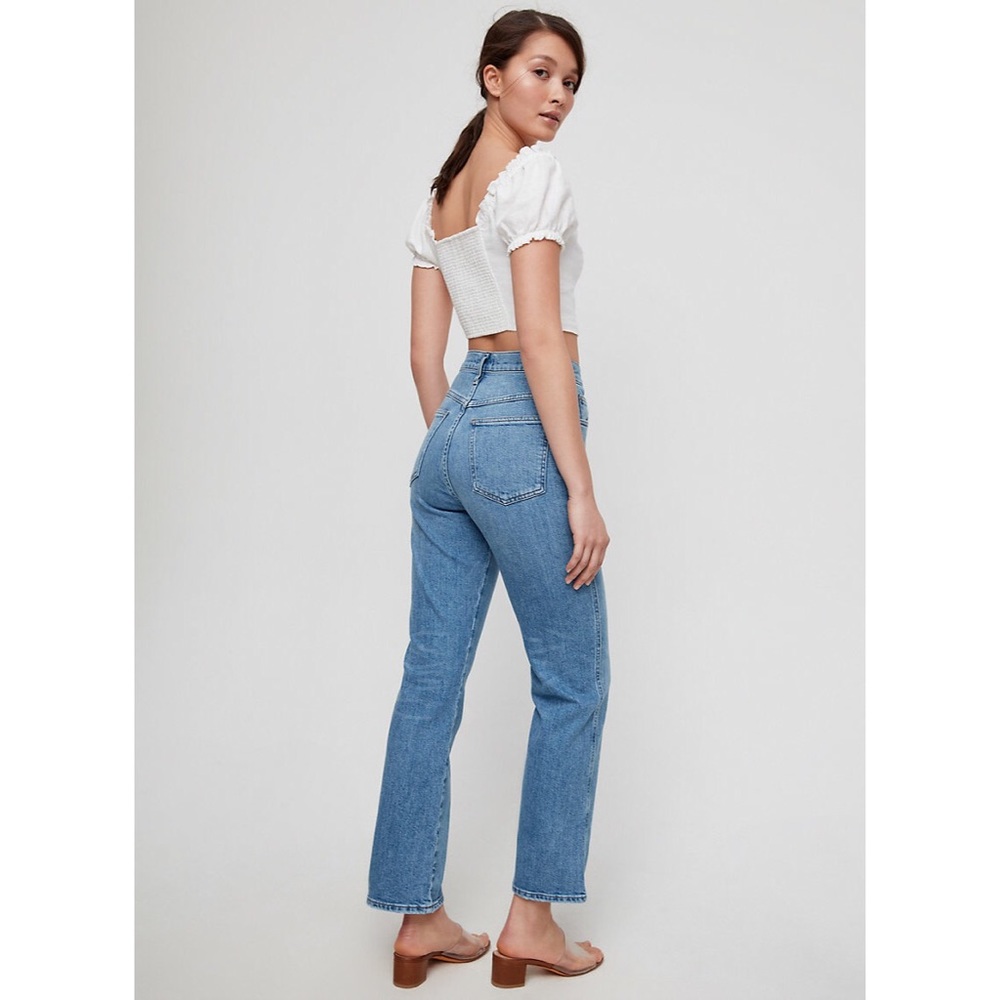 NWT AGOLDE Pinch Waist Jeans in Divide Light Wash